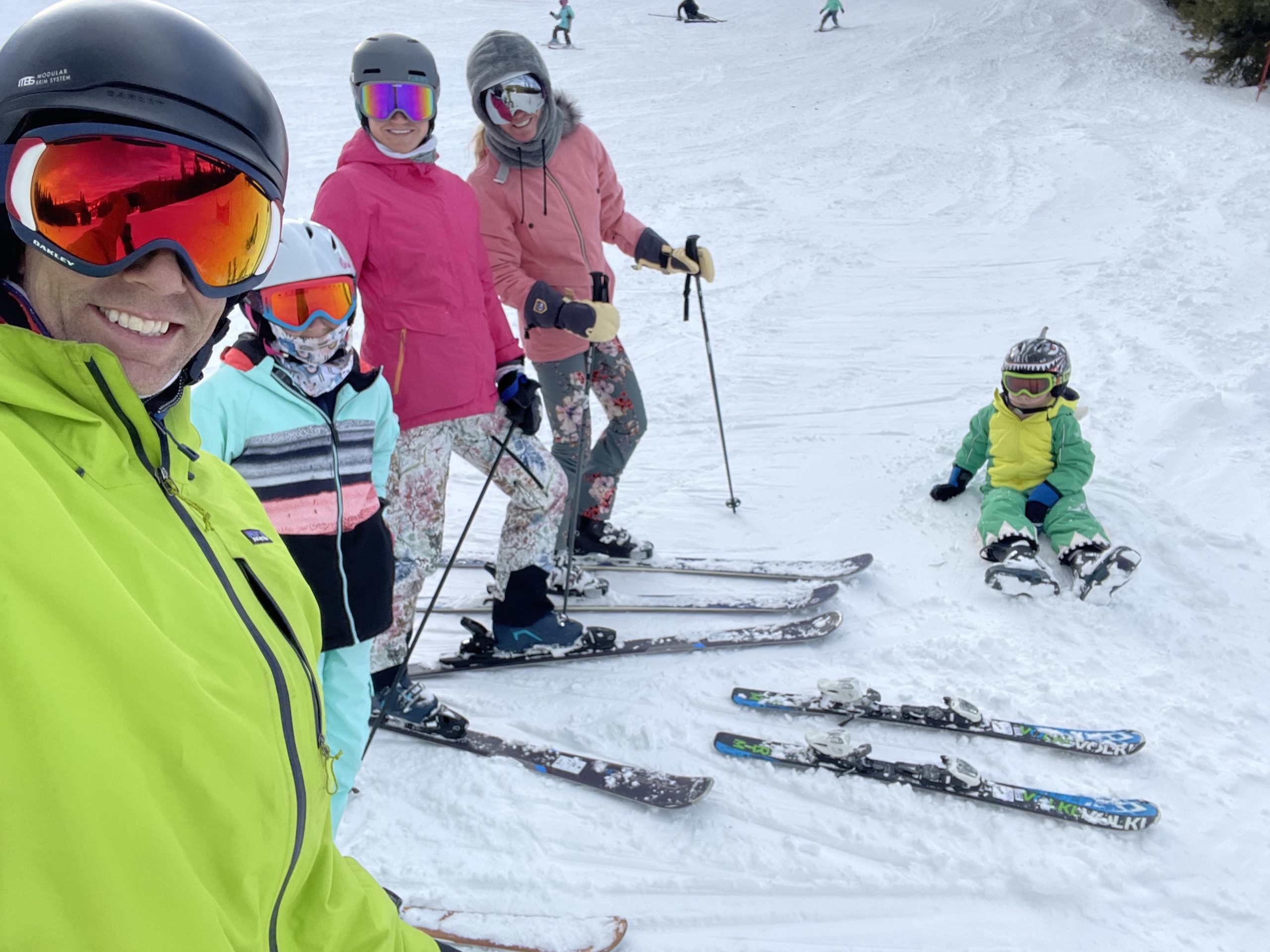 skiing family at Eldora