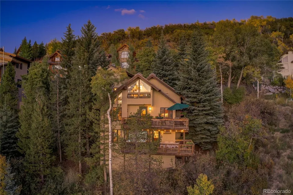 Exterior view of Steamboat Springs mountain house